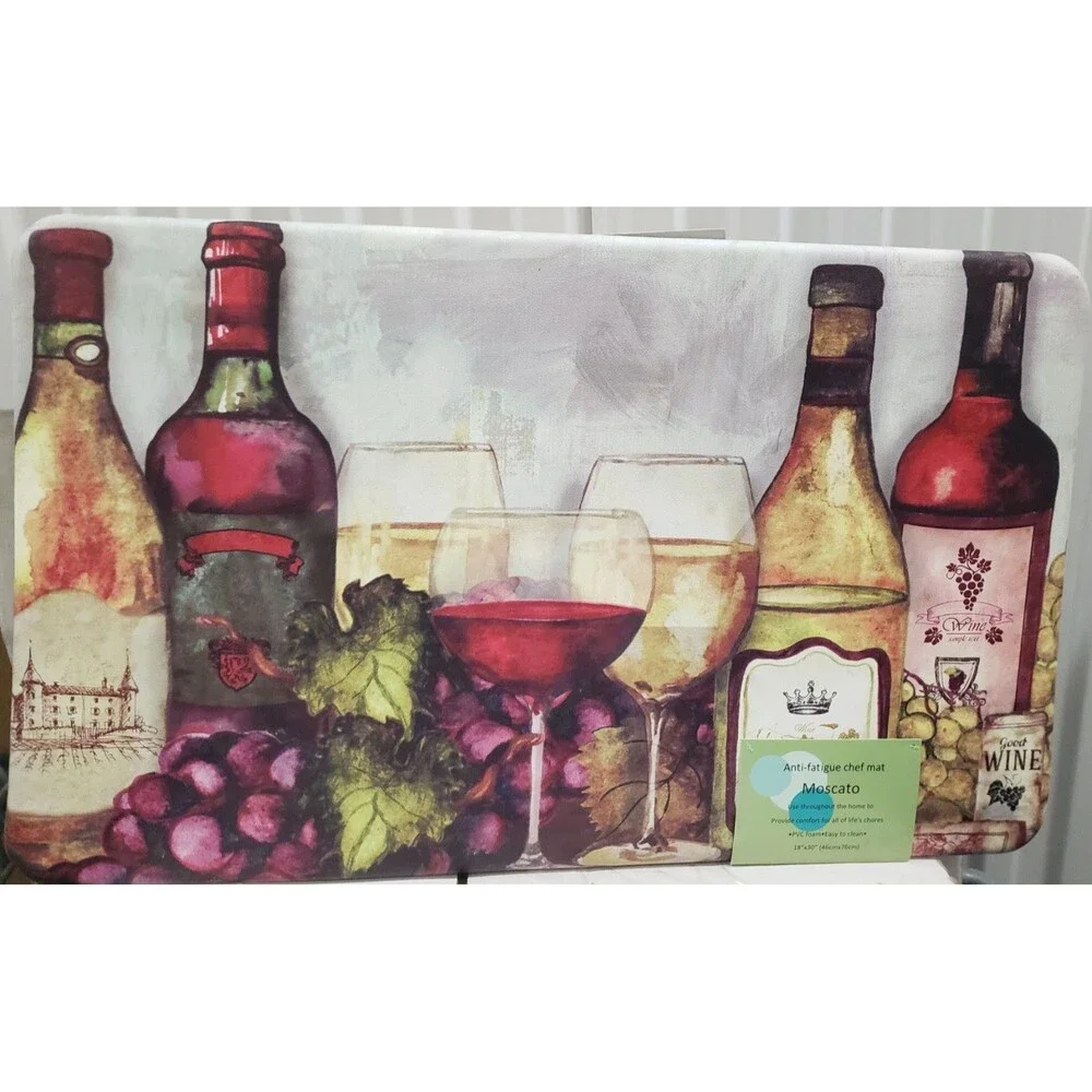 Anti-Fatigue Printed PVC Kitchen Floor Mat (18